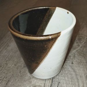 Pottery/Ceramic planter/kitchen utensils studio pottery 4 1/4" W X 4 1/2" H